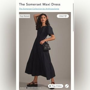 Anthropology Somerset Maxi Dress